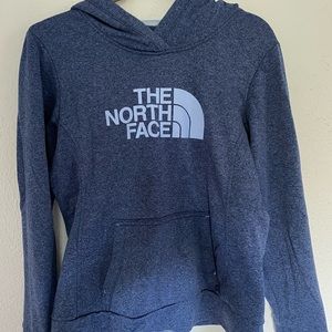 The North Face blue hoodie :)
